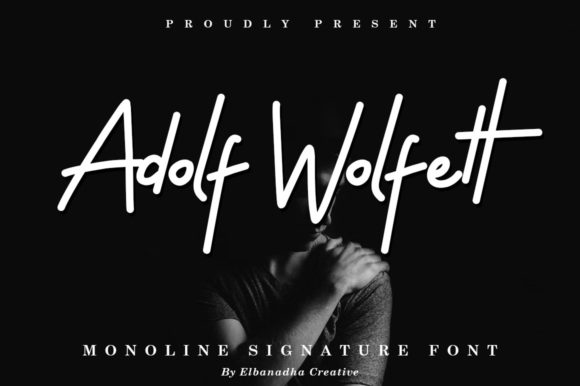 Adolf Wolfett: A Stylish Script Font