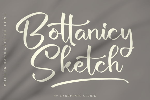 Bottanicy Sketch: A Font for Polished Branding