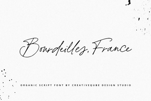 Bourdeilles France: A Stylish Script Font