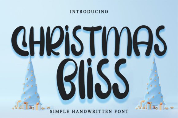 Christmas Bliss Font for Business