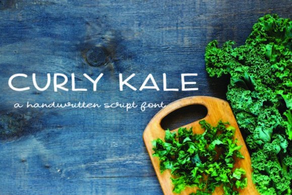 Curly Kale: A Font That Adds Charm