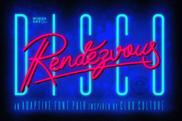 Disco Rendezvous: A Bold Font for Creative Campaigns