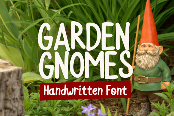 Garden Gnomes Font for Creative Projects