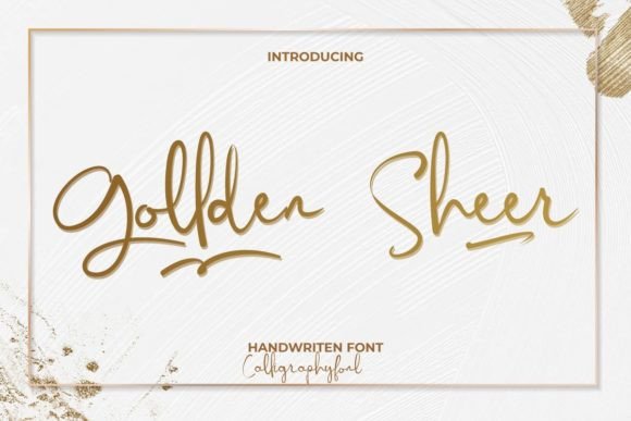 Gollden Sheer: A Font for Business Beauty