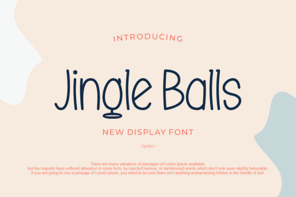 Jingle Balls Font for Business