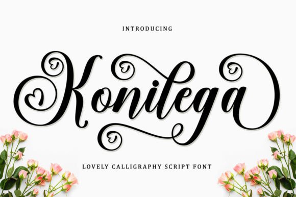 Konilega: A Script Font for Web Design