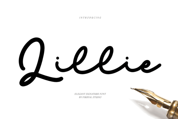 Lillie: Elegant Script Font for Web Design