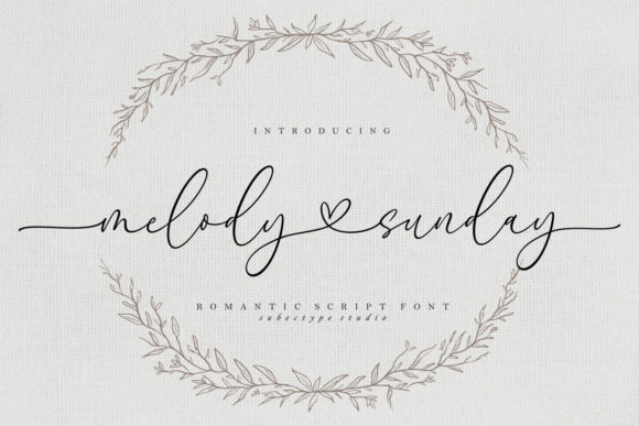 Melody Sunday: A Charming Script Font