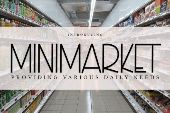 Minimarket: A Cool Font for Your Brand
