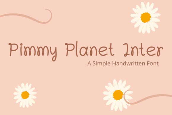 Pimmy Planet Inter: A Handwritten Font for Editorial Design