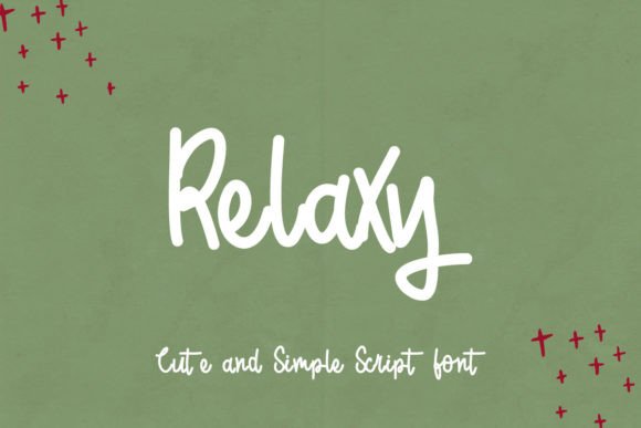 Relaxy: A Graceful Script Font