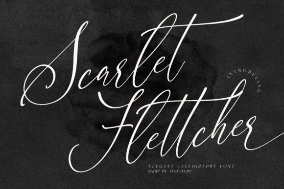 Scarlet Flettcher – Elegant Script Font