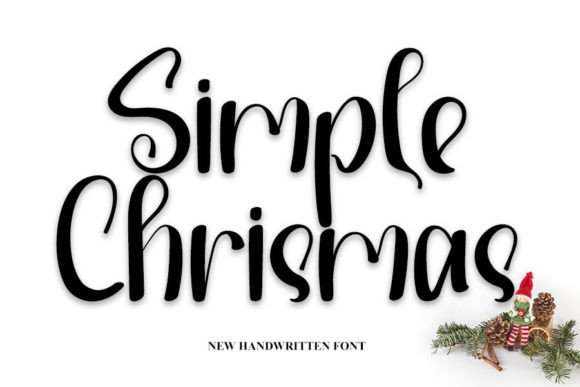 Simple Chrismas Font for Branding