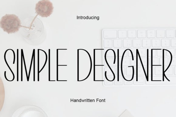 Simple Designer Font for Web Design