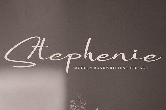 Stephenie: A Handwritten Font for Creative Projects