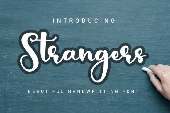 Strangers: A Natural Calligraphy Font