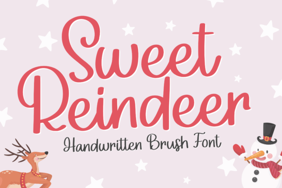 Sweet Reindeer: A Cozy Handwritten Font