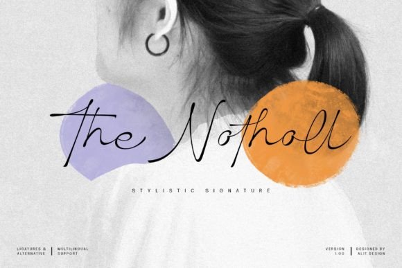 The Notholl: A Delicate Script for Elegant Design